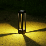 Moderne en aluminium noir extérieur jardin décoration pelouse lampe Villa cour tourisme paysage domaine Rural Led pilier lumières