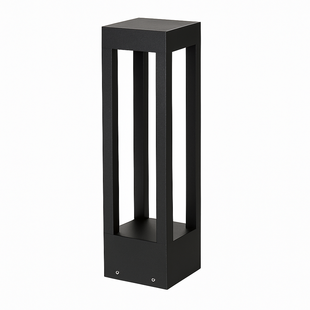 Moderne en aluminium noir extérieur jardin décoration pelouse lampe Villa cour tourisme paysage domaine Rural Led pilier lumières