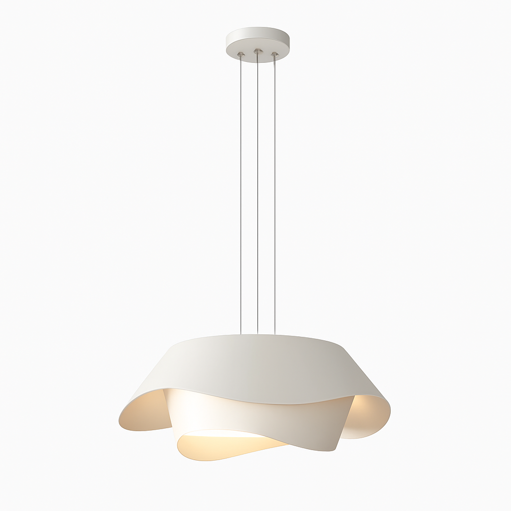 Moderne et Simple Art nordique créativité lait blanc livre chambre plafonnier ménage Restaurant suspension