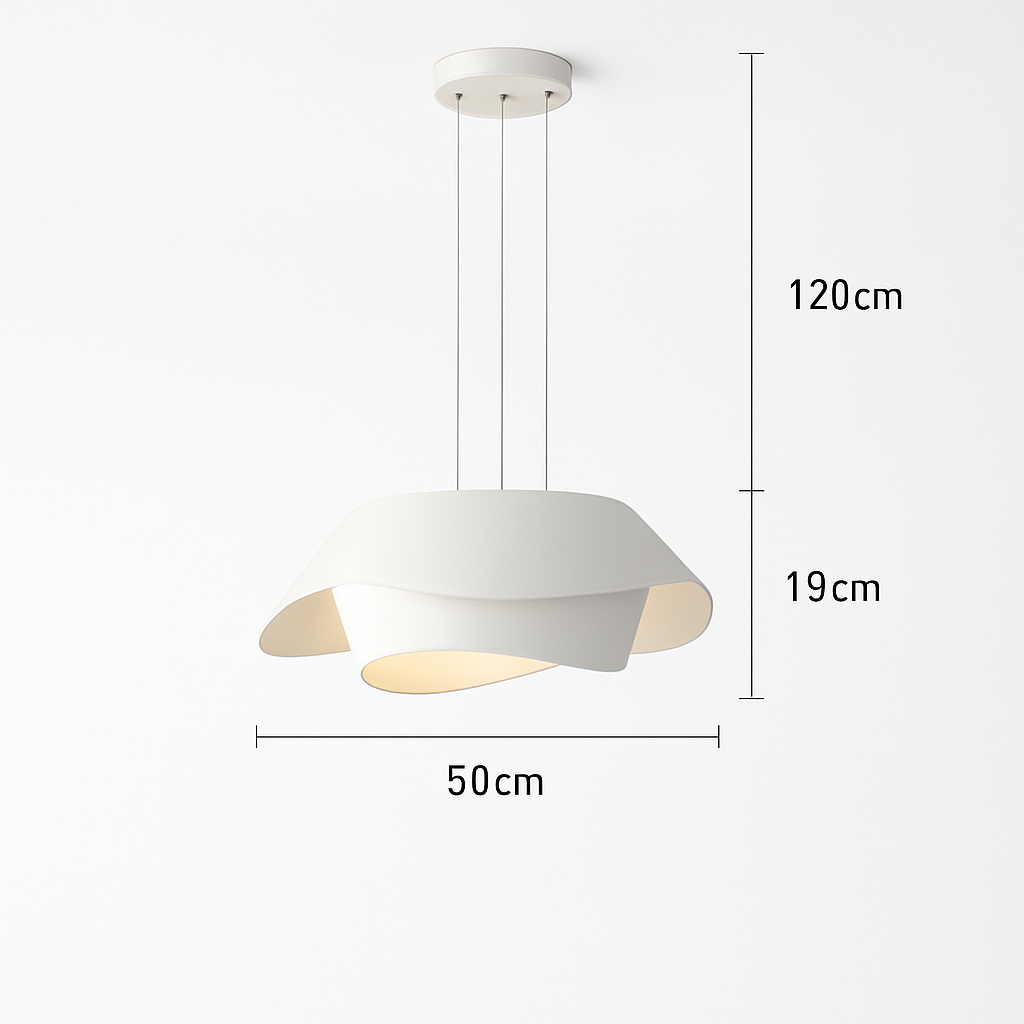 Moderne et Simple Art nordique créativité lait blanc livre chambre plafonnier ménage Restaurant suspension