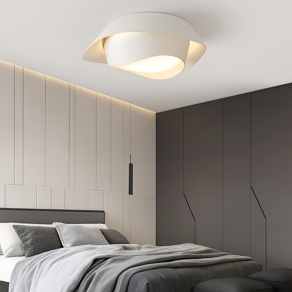 Moderne et Simple Art nordique créativité lait blanc livre chambre plafonnier ménage Restaurant suspension