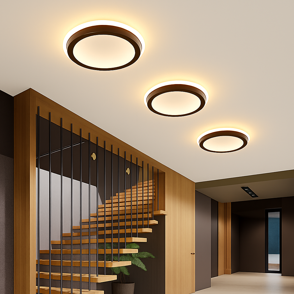 Moderne LED Allée Plafonnier Lustre Pour Couloir Escaliers Foyer Balcon Chambre Salle De Bains Luminaires Intérieur Lustre