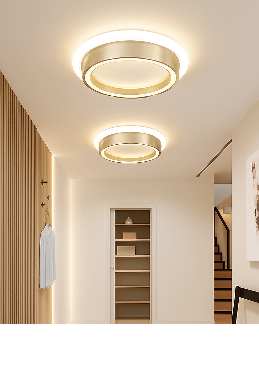Moderne LED Allée Plafonnier Lustre Pour Couloir Escaliers Foyer Balcon Chambre Salle De Bains Luminaires Intérieur Lustre