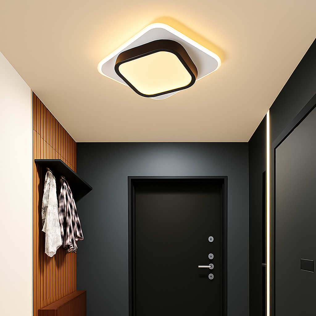 Moderne LED Allée Plafonnier Lustre Pour Couloir Escaliers Foyer Balcon Chambre Salle De Bains Luminaires Intérieur Lustre