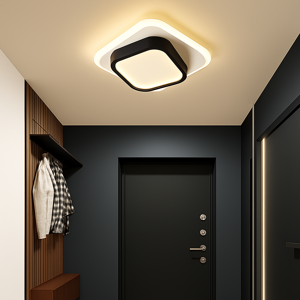 Moderne LED Allée Plafonnier Lustre Pour Couloir Escaliers Foyer Balcon Chambre Salle De Bains Luminaires Intérieur Lustre
