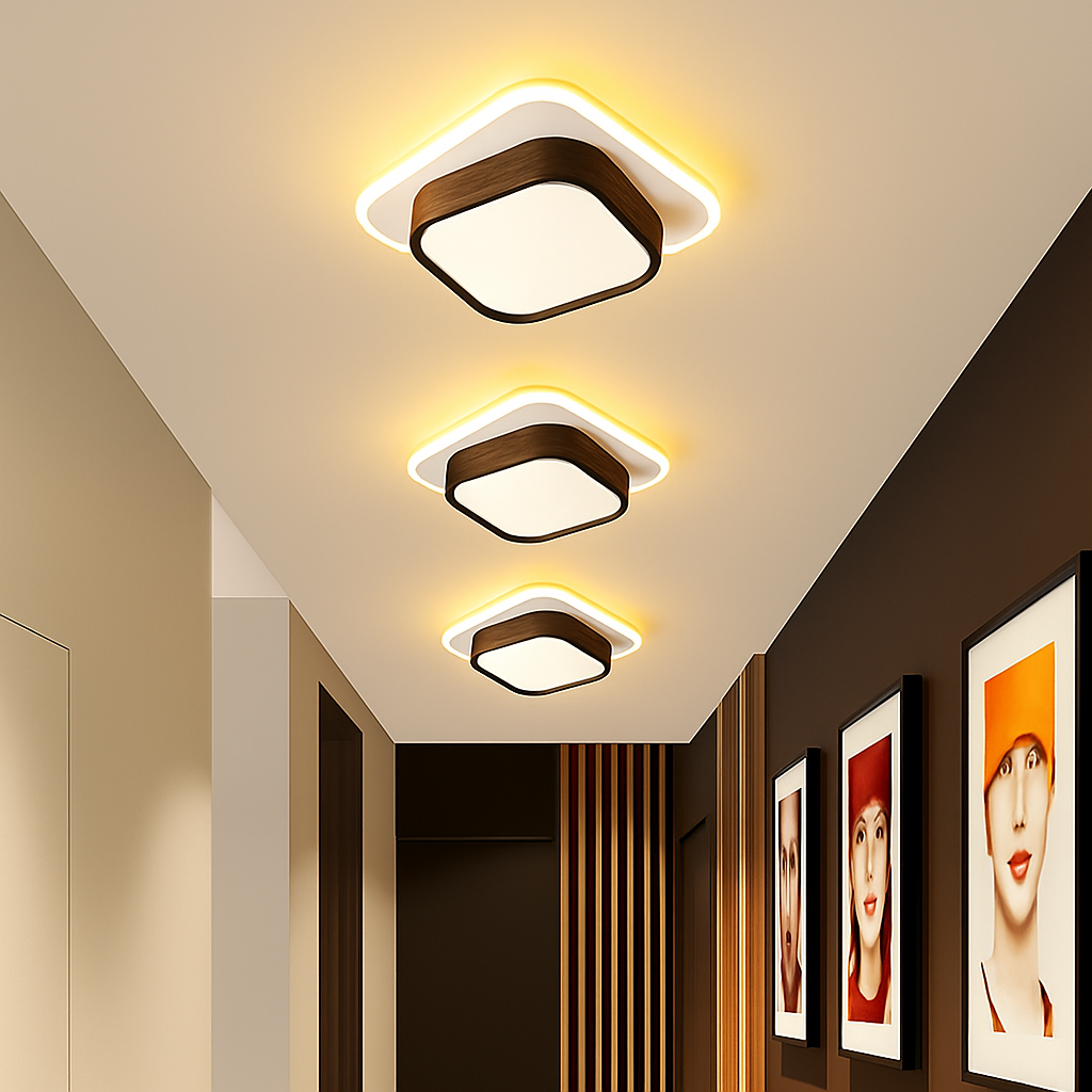 Moderne LED Allée Plafonnier Lustre Pour Couloir Escaliers Foyer Balcon Chambre Salle De Bains Luminaires Intérieur Lustre