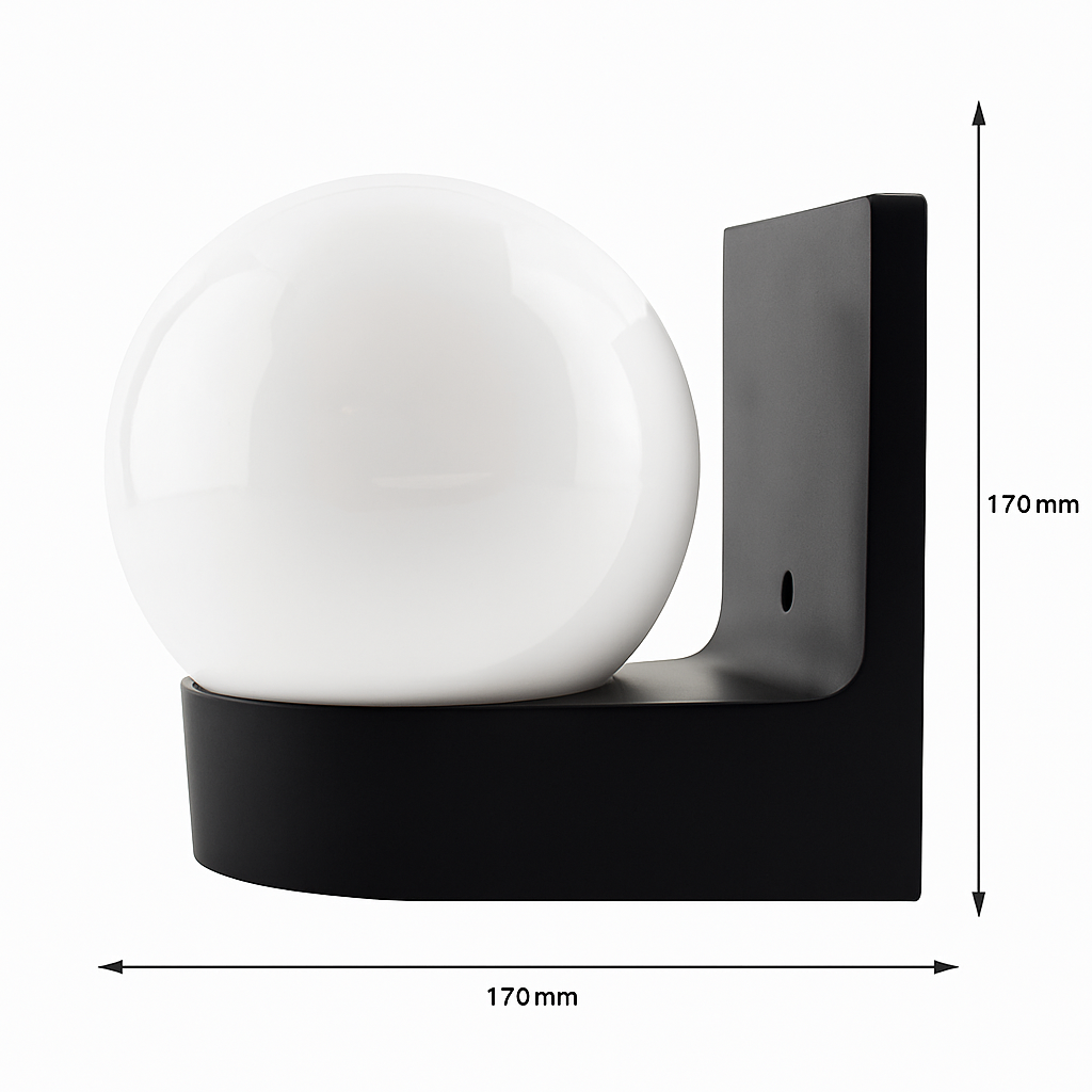 Moderne LED Globe Applique 15W Extérieur Étanche Jardin Appliques Murales Balcon Cour Ailse Escalier Extérieur Applique Murale