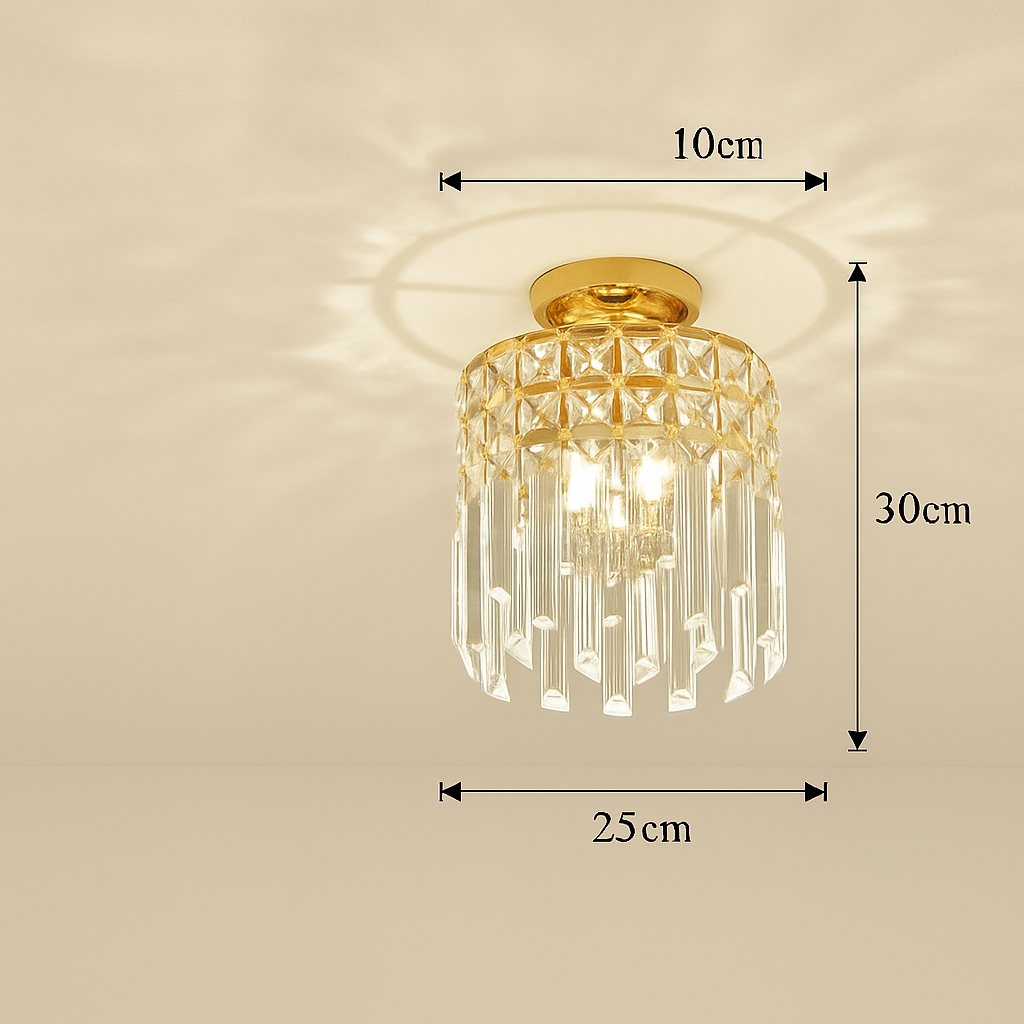 Moderne luxe cristal Led lustres salon décor Led Suspension lampe salle à manger Villa Suspension Luminaire Luminaire