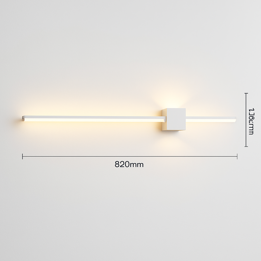 Moderne minimaliste LED intérieur applique ligne lampe longue bande applique murale TV fond mur chambre salon allée couloir lampe
