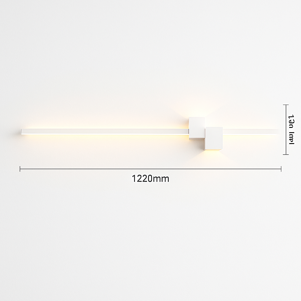 Moderne minimaliste LED intérieur applique ligne lampe longue bande applique murale TV fond mur chambre salon allée couloir lampe