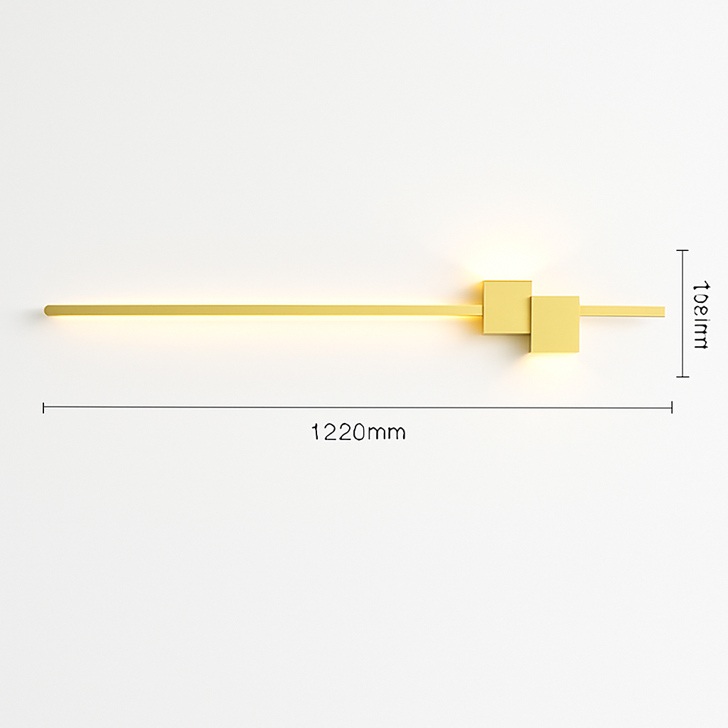 Moderne minimaliste LED intérieur applique ligne lampe longue bande applique murale TV fond mur chambre salon allée couloir lampe