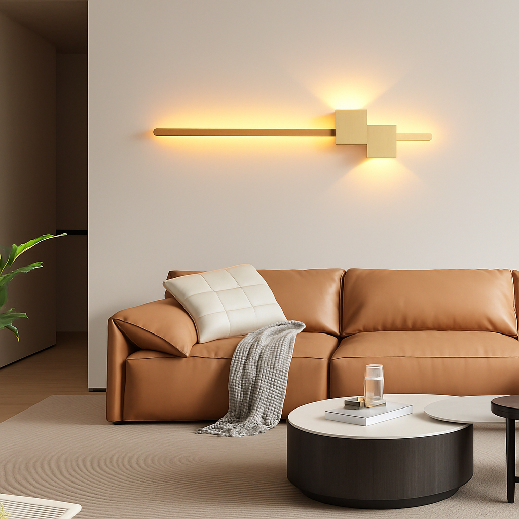 Moderne minimaliste LED intérieur applique ligne lampe longue bande applique murale TV fond mur chambre salon allée couloir lampe
