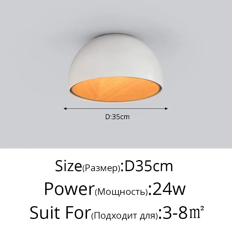 Moderne Simple bois LED lustre lumière balcon couloir créatif grain de bois lampe d'intérieur chambre Luminaires couleurs blanc ou noir