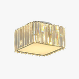 Moderne Simple Cristal Lampe Carrée Plafond Lustre De Luxe Plafonniers Salon Chambre Décorative Led Éclairage Intérieur
