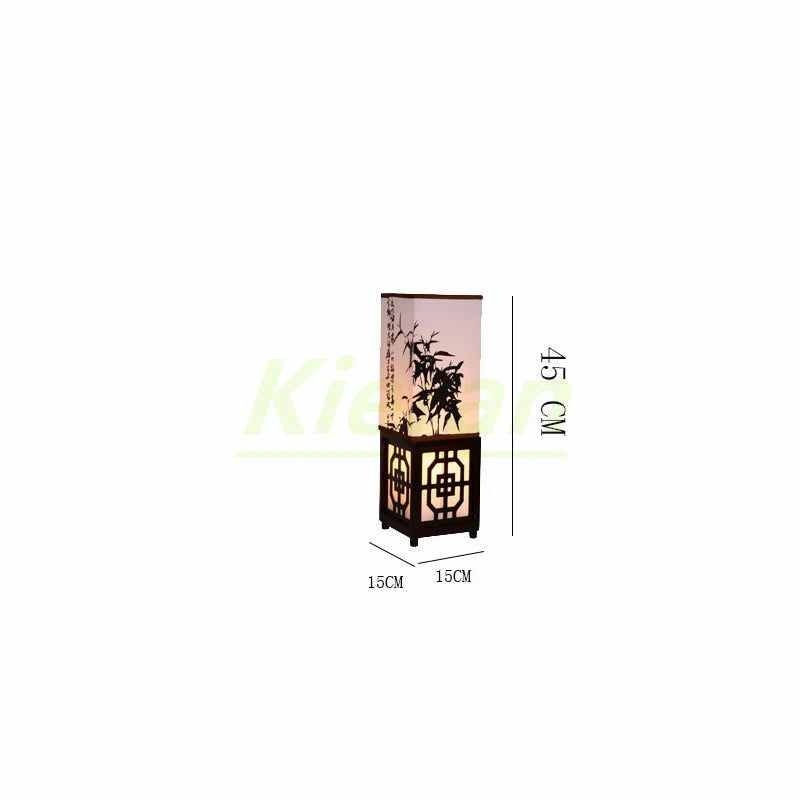 Lampadaire Moderne Simple En Bois Massif LED