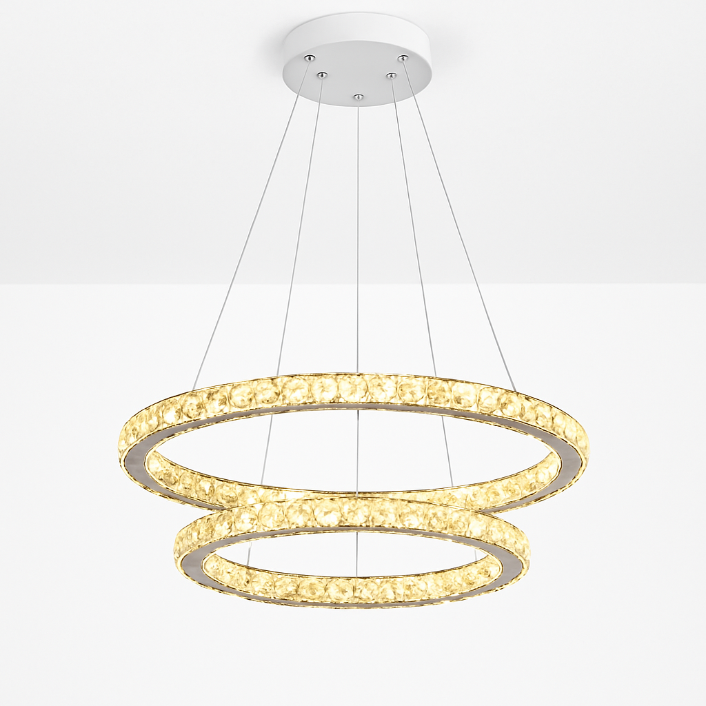 Moonriver Lighting Suspension en cristal modernes pour plafond salon chambre lustre décorations pour la maison suspension lumière lustre