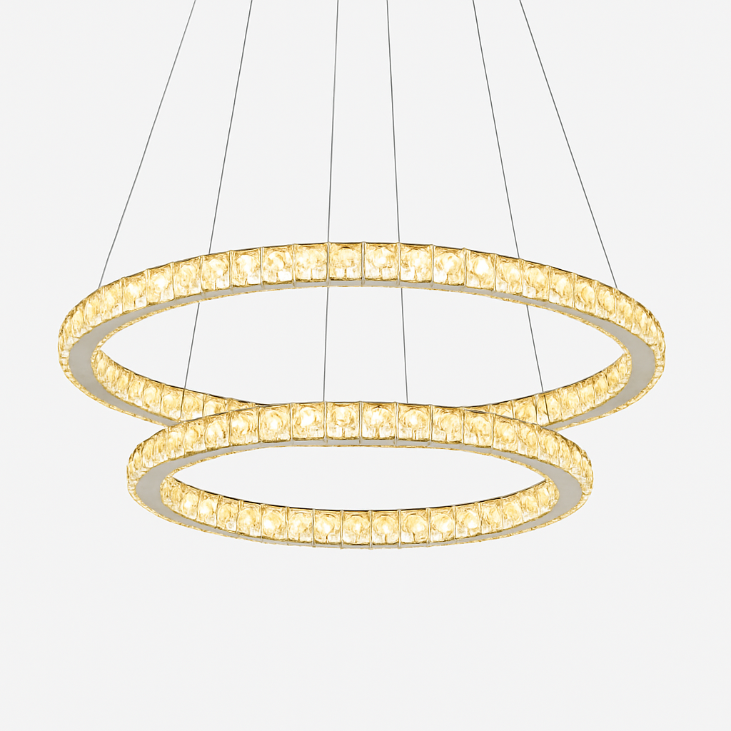 Moonriver Lighting Suspension en cristal modernes pour plafond salon chambre lustre décorations pour la maison suspension lumière lustre