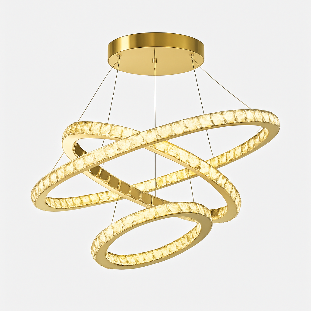 Moonriver Lighting Suspension en cristal modernes pour plafond salon chambre lustre décorations pour la maison suspension lumière lustre