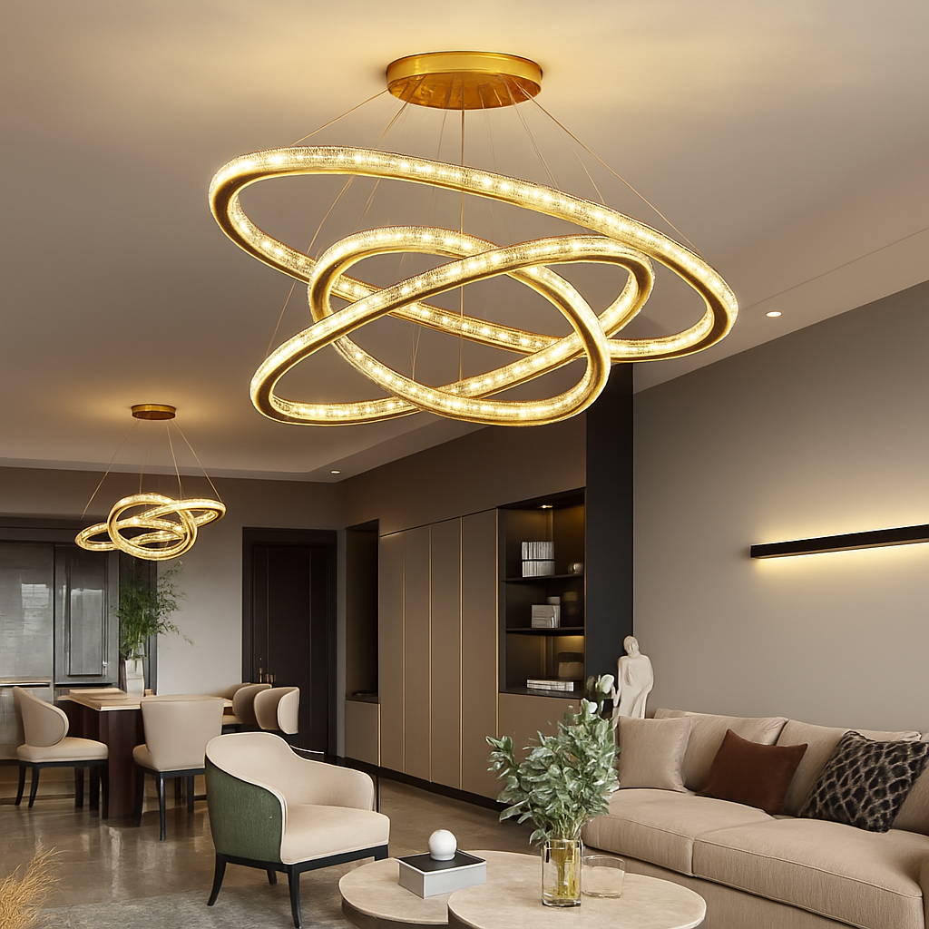 Moonriver Lighting Suspension en cristal modernes pour plafond salon chambre lustre décorations pour la maison suspension lumière lustre
