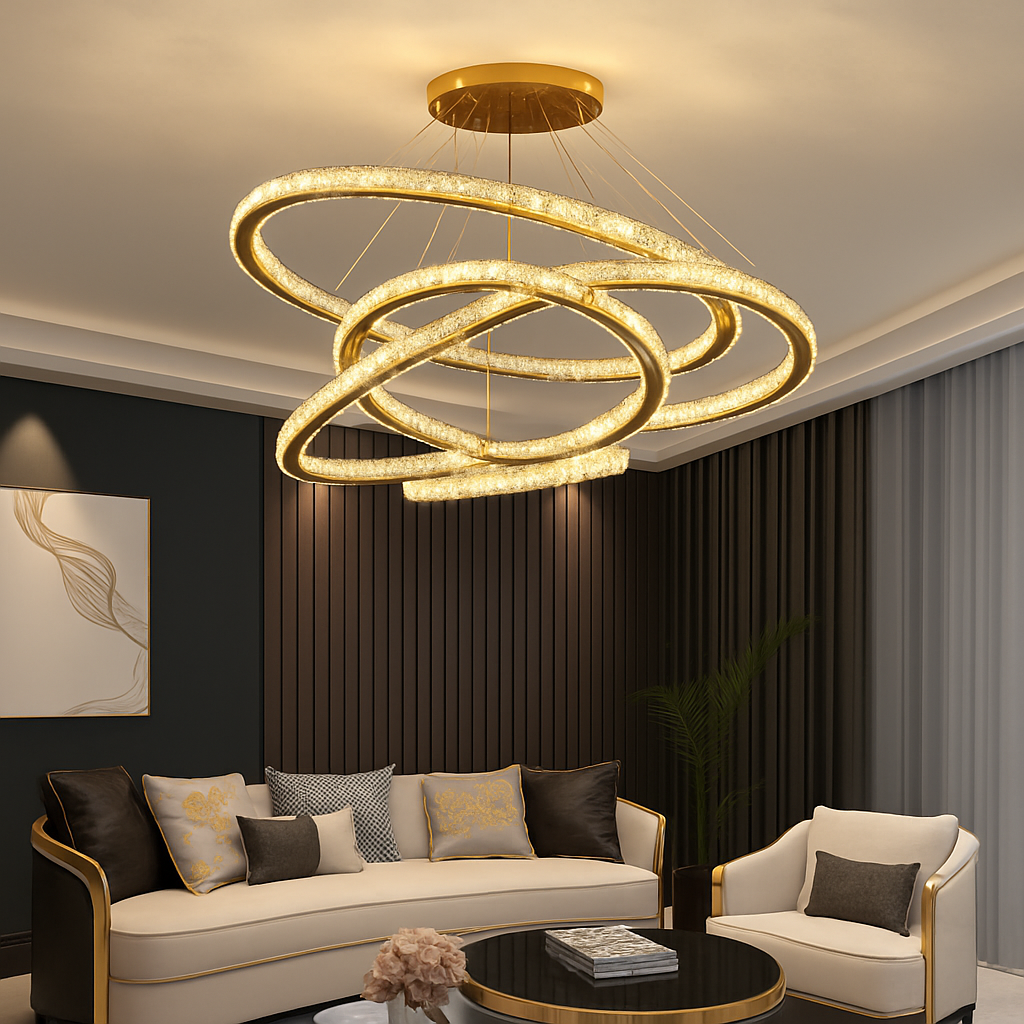 Moonriver Lighting Suspension en cristal modernes pour plafond salon chambre lustre décorations pour la maison suspension lumière lustre