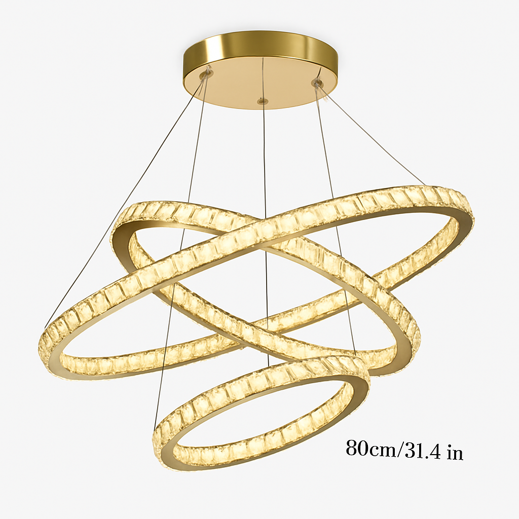 Moonriver Lighting Suspension en cristal modernes pour plafond salon chambre lustre décorations pour la maison suspension lumière lustre
