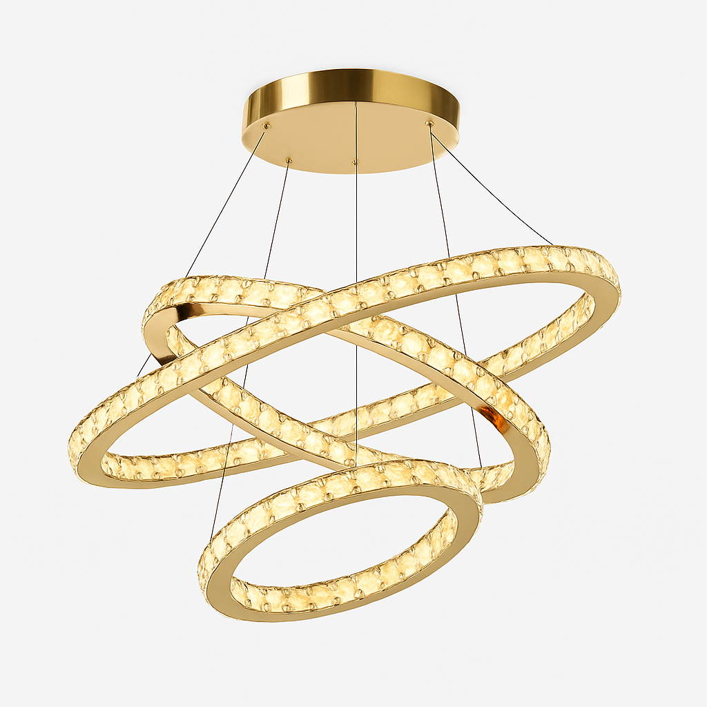 Moonriver Lighting Suspension en cristal modernes pour plafond salon chambre lustre décorations pour la maison suspension lumière lustre