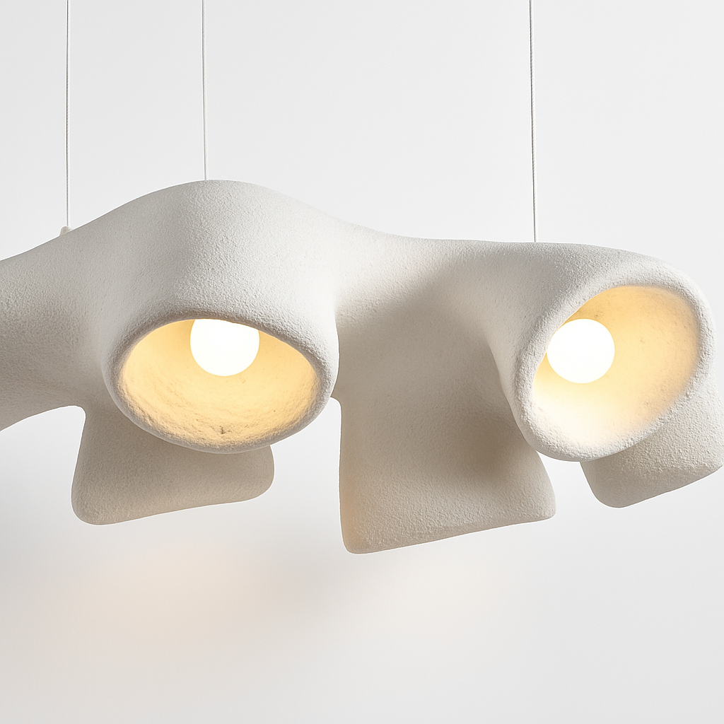 Nordic Pendant Lights Minimalist Resin Suspension Hanging Lamp For Living Room Dining Room Lobby