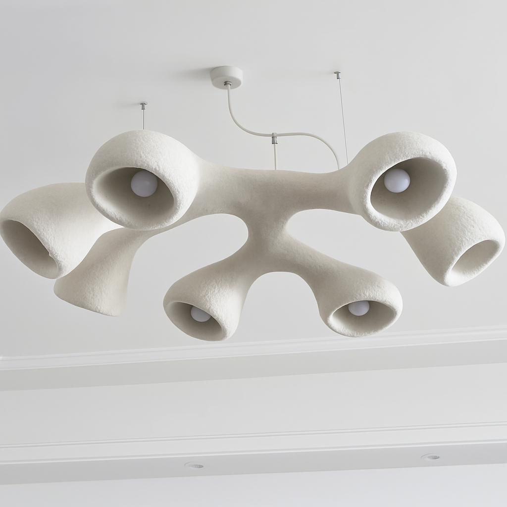 Nordic Pendant Lights Minimalist Resin Suspension Hanging Lamp For Living Room Dining Room Lobby