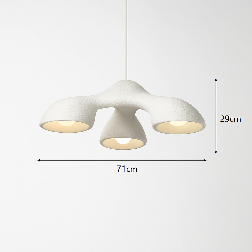 Nordic Pendant Lights Minimalist Resin Suspension Hanging Lamp For Living Room Dining Room Lobby