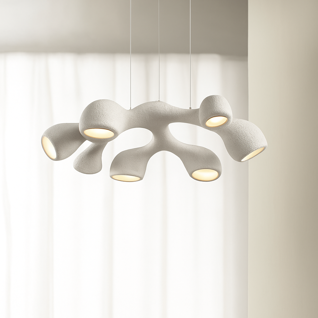Nordic Pendant Lights Minimalist Resin Suspension Hanging Lamp For Living Room Dining Room Lobby