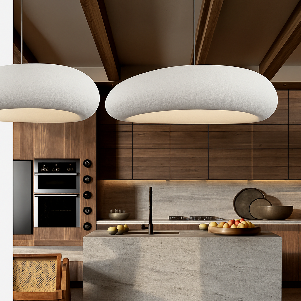 Nordic Wabi Sabi Restaurant LED Pendant Light Lustre Living Room Chandelier Kitchen Island Bar Cafe Loft Home Decor Hanging Lamp