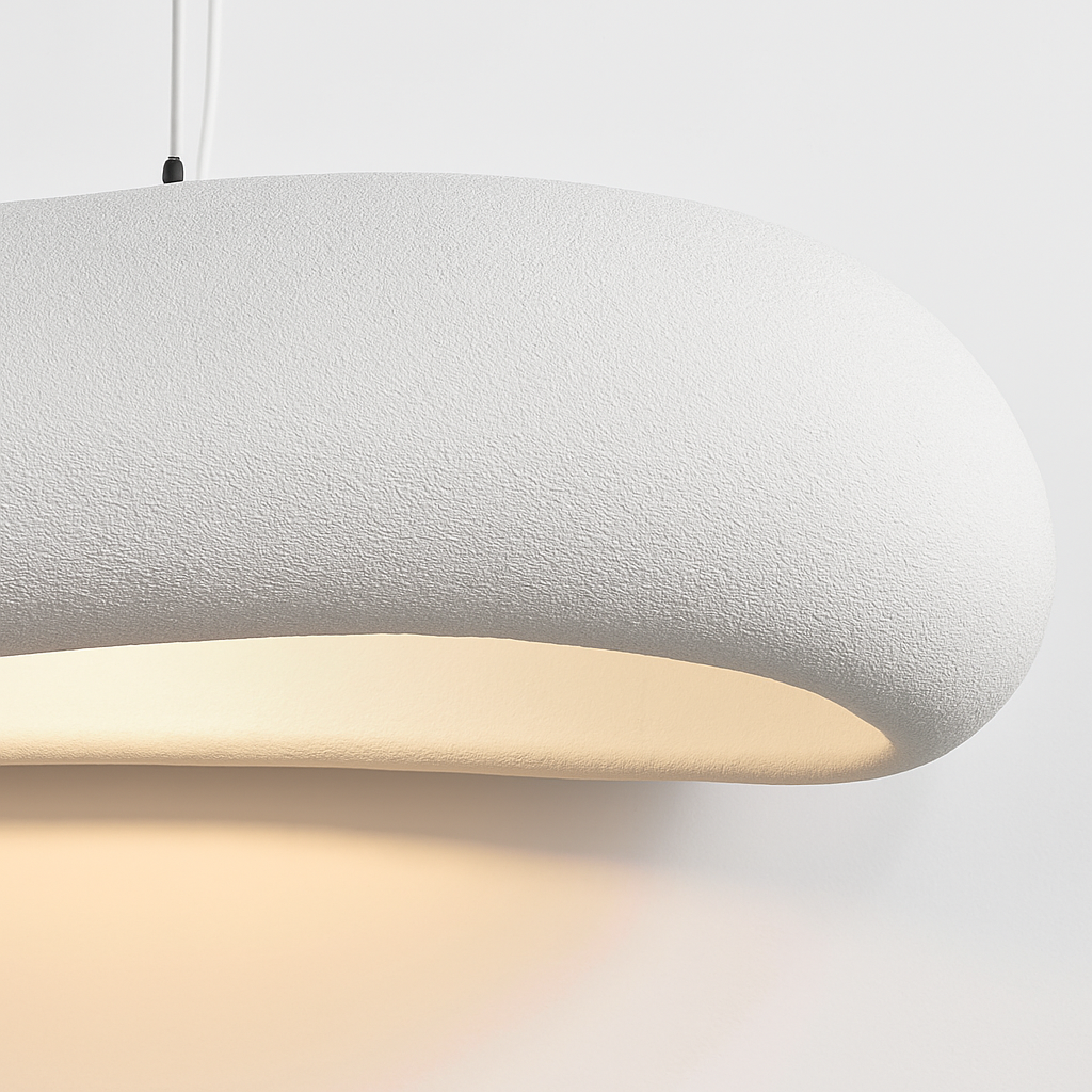 Nordic Wabi Sabi Restaurant LED Pendant Light Lustre Living Room Chandelier Kitchen Island Bar Cafe Loft Home Decor Hanging Lamp