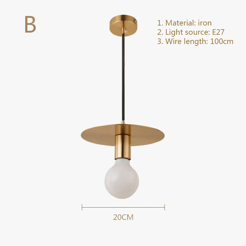 Nordique E27 led lumières or lustres modernes pour chambre cuisine salon loft lampe suspendue étude décoration de la maison luminaire