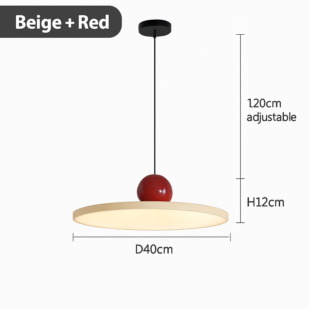 Nordique LED Suspension Lumière Crème Vent Soucoupe Volante Lampes Pour Salon Chambre Chevets Restaurant Hôtel Éclairage Intérieur