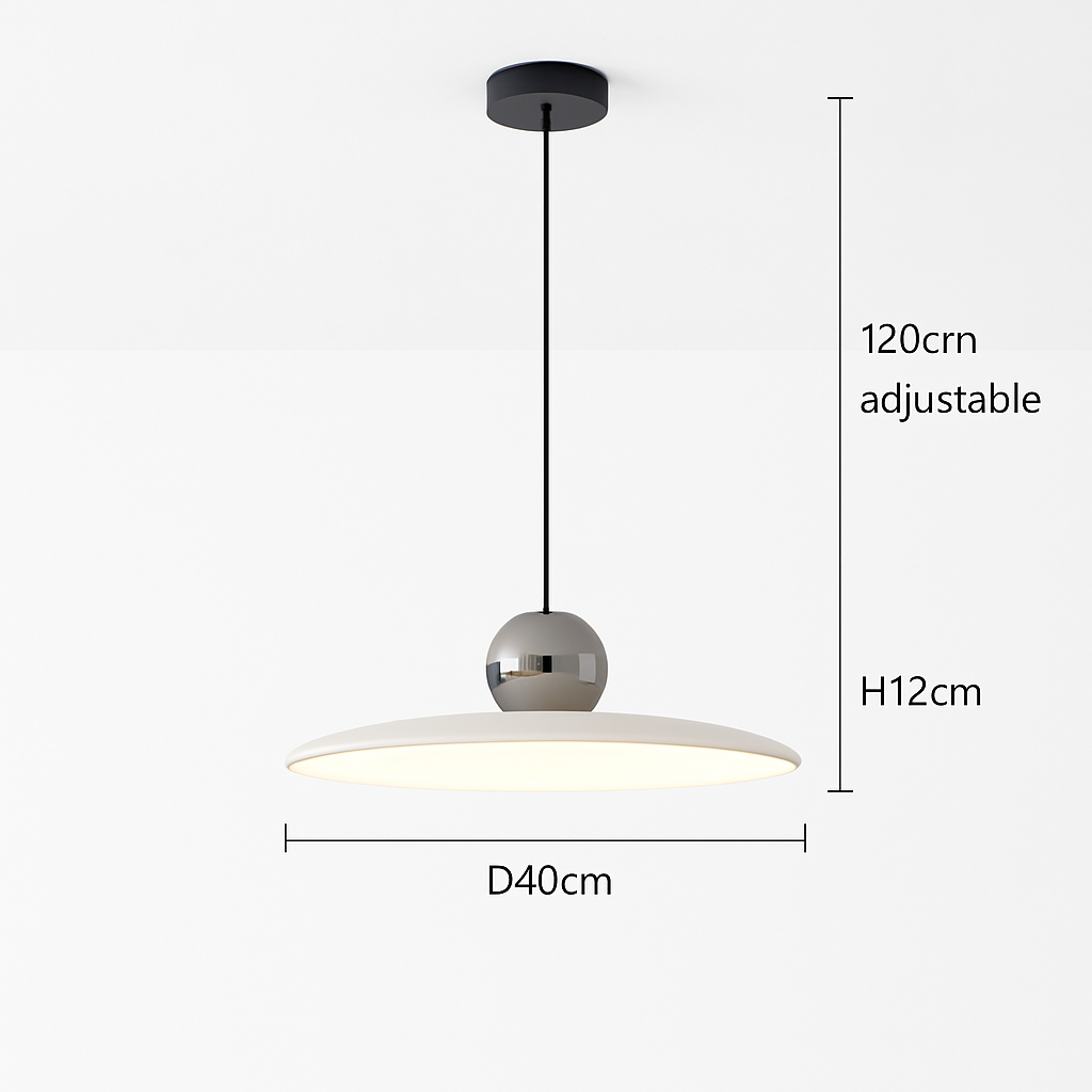 Nordique LED Suspension Lumière Crème Vent Soucoupe Volante Lampes Pour Salon Chambre Chevets Restaurant Hôtel Éclairage Intérieur