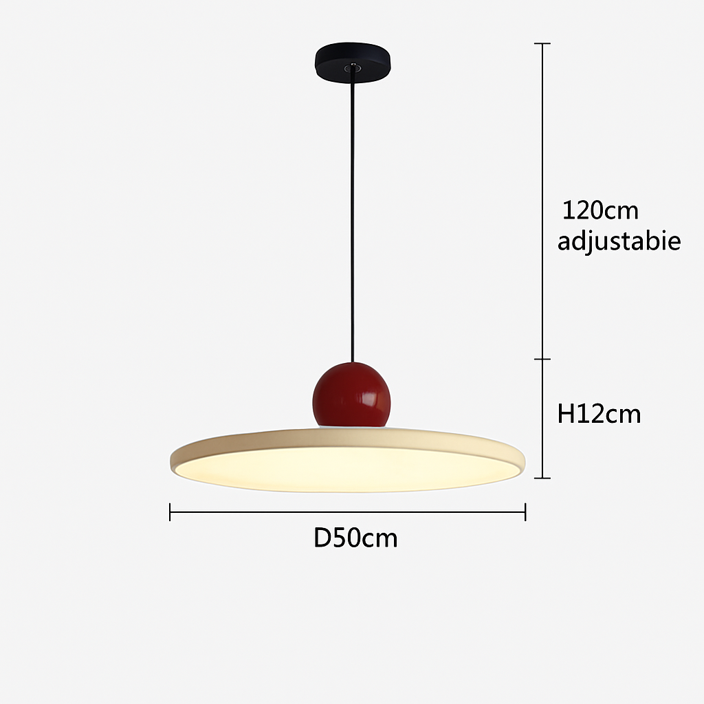 Nordique LED Suspension Lumière Crème Vent Soucoupe Volante Lampes Pour Salon Chambre Chevets Restaurant Hôtel Éclairage Intérieur