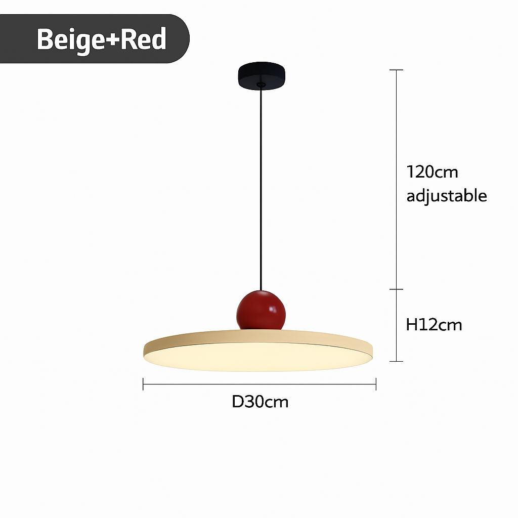 Nordique LED Suspension Lumière Crème Vent Soucoupe Volante Lampes Pour Salon Chambre Chevets Restaurant Hôtel Éclairage Intérieur