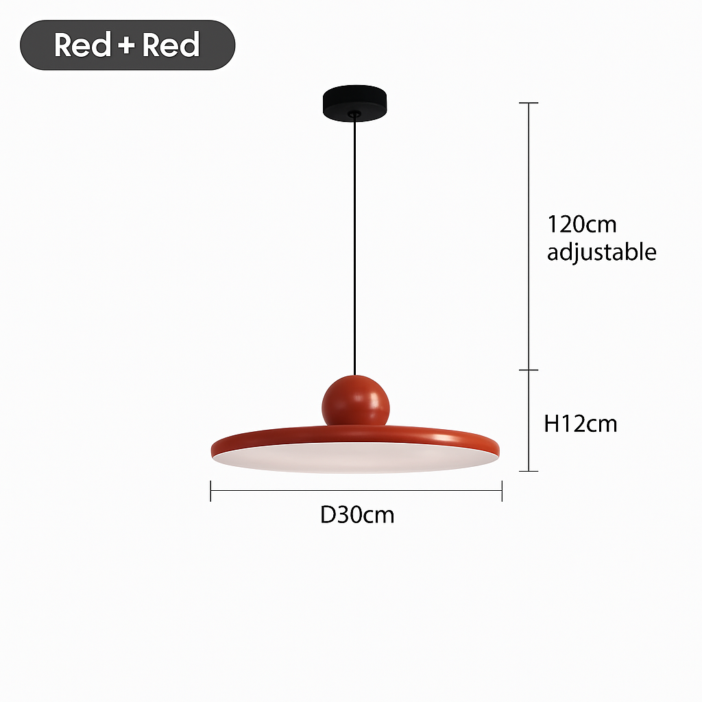 Nordique LED Suspension Lumière Crème Vent Soucoupe Volante Lampes Pour Salon Chambre Chevets Restaurant Hôtel Éclairage Intérieur
