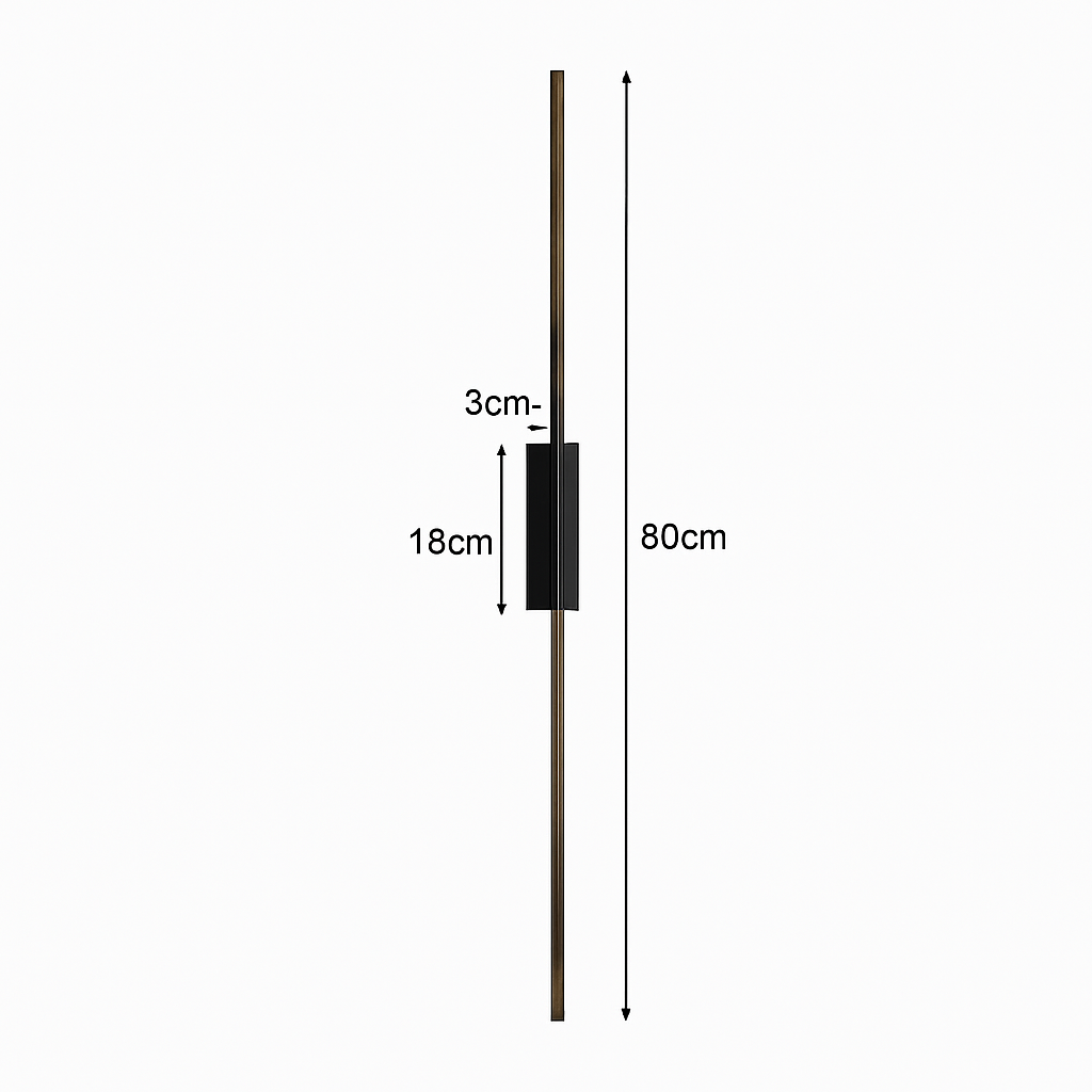 Nordique noir applique murale LED lumières applique pour chambre salon lampes d'intérieur applique murale Luminaires décor pour la maison AC110-220V