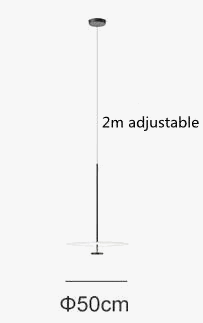 Nordique rond salle à manger lustre moderne chambre chevet soucoupe volante suspension lampe suspendue bar mode luminaire