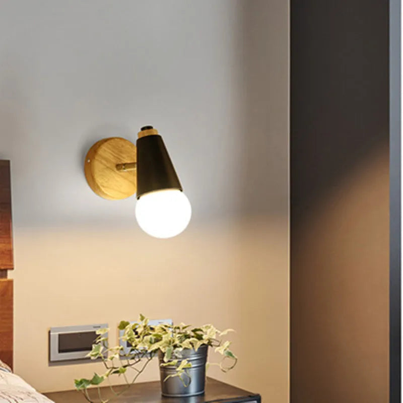 Nordique Simple applique chambre d'enfant chambre chevet canapé fond mur Led lumières allée escalier couloir décor éclairage