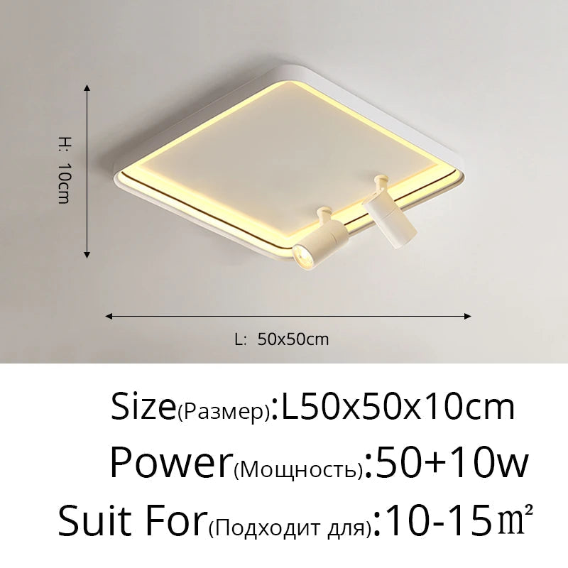 nouveau plafond moderne à leds monté en surface