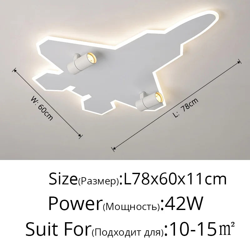 x avions lumières créatives pour enfants protection des yeux