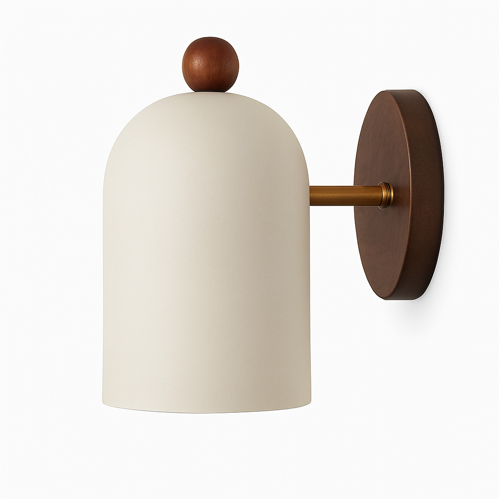Odyssey – grande applique murale nordique en bois de noyer