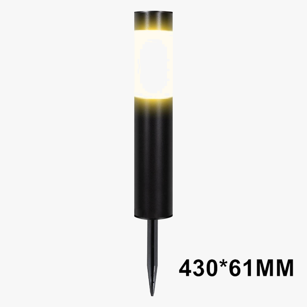 Paquet de 1/2/4 lumières solaires de voie de jardin éclairage extérieur LED borne lumineuse pour Patio