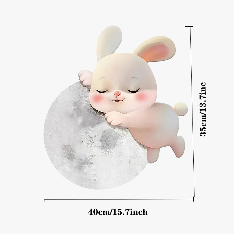 Applique murale led lapin dessin animé décoration moderne