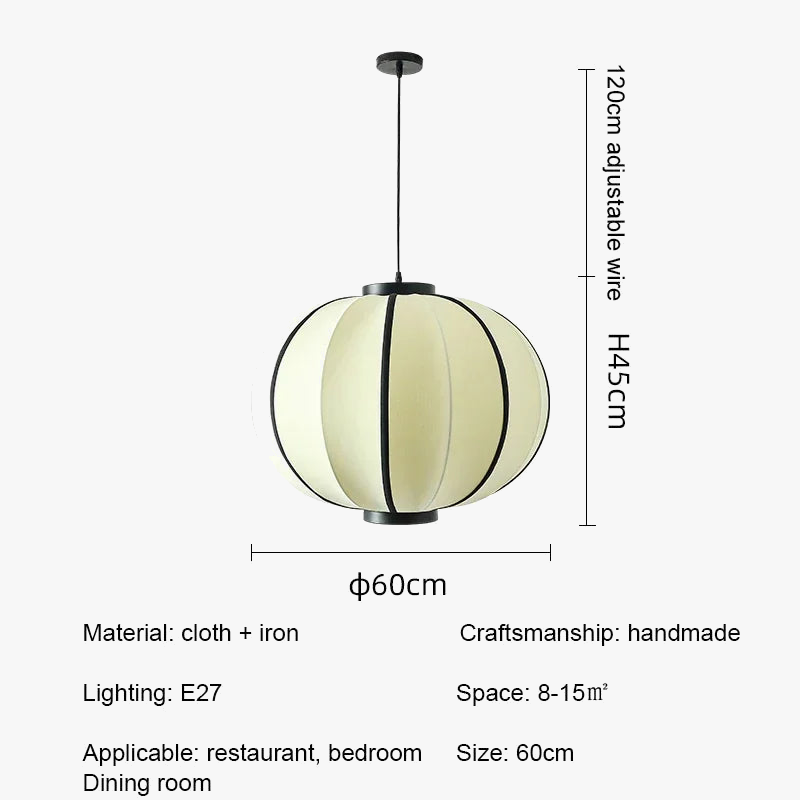 piet lanternes simples design tissu abat-jour décoration lumière