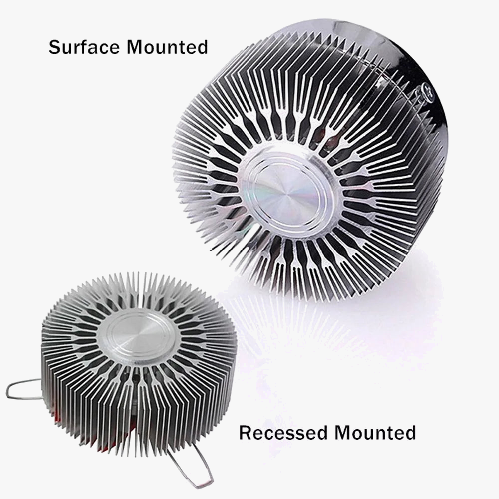 plafond moderne avec lampe encastrée led artly créative
