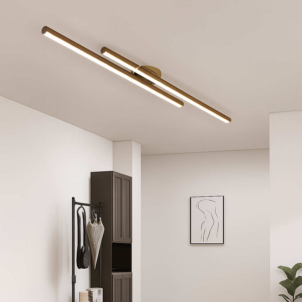 Plafond moderne à LEDs lampe allée lustre pour chambre couloir entrée balcon vestiaire décoration de la maison luminaire intérieur