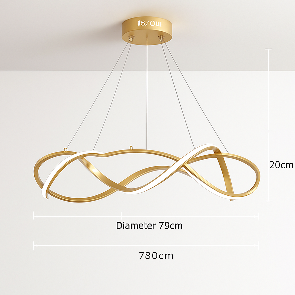 Plafond moderne à LEDs Lampe Lustre Pour Salon Hall Restaurant Chambre Suspension Lumière Décor Intérieur Luminaire Lustre